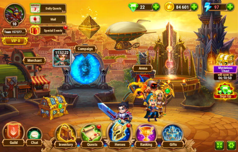 Hero Wars- Vibrant Crystal