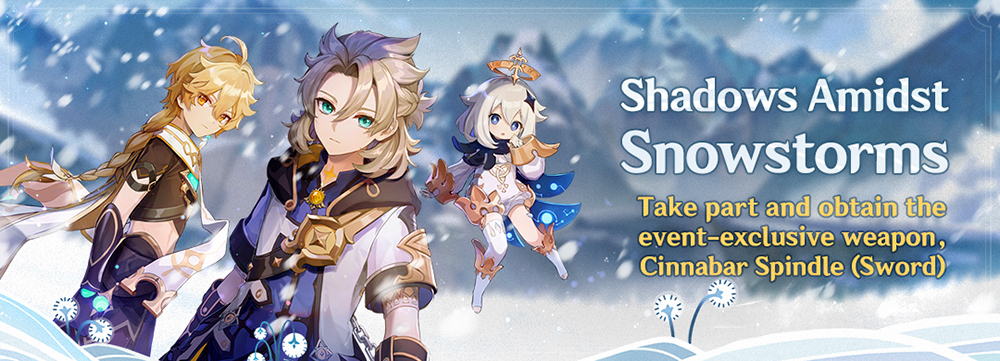 Shadows Amidst SnowstormsGenshin Impact Shadows Amidst Snowstorms event