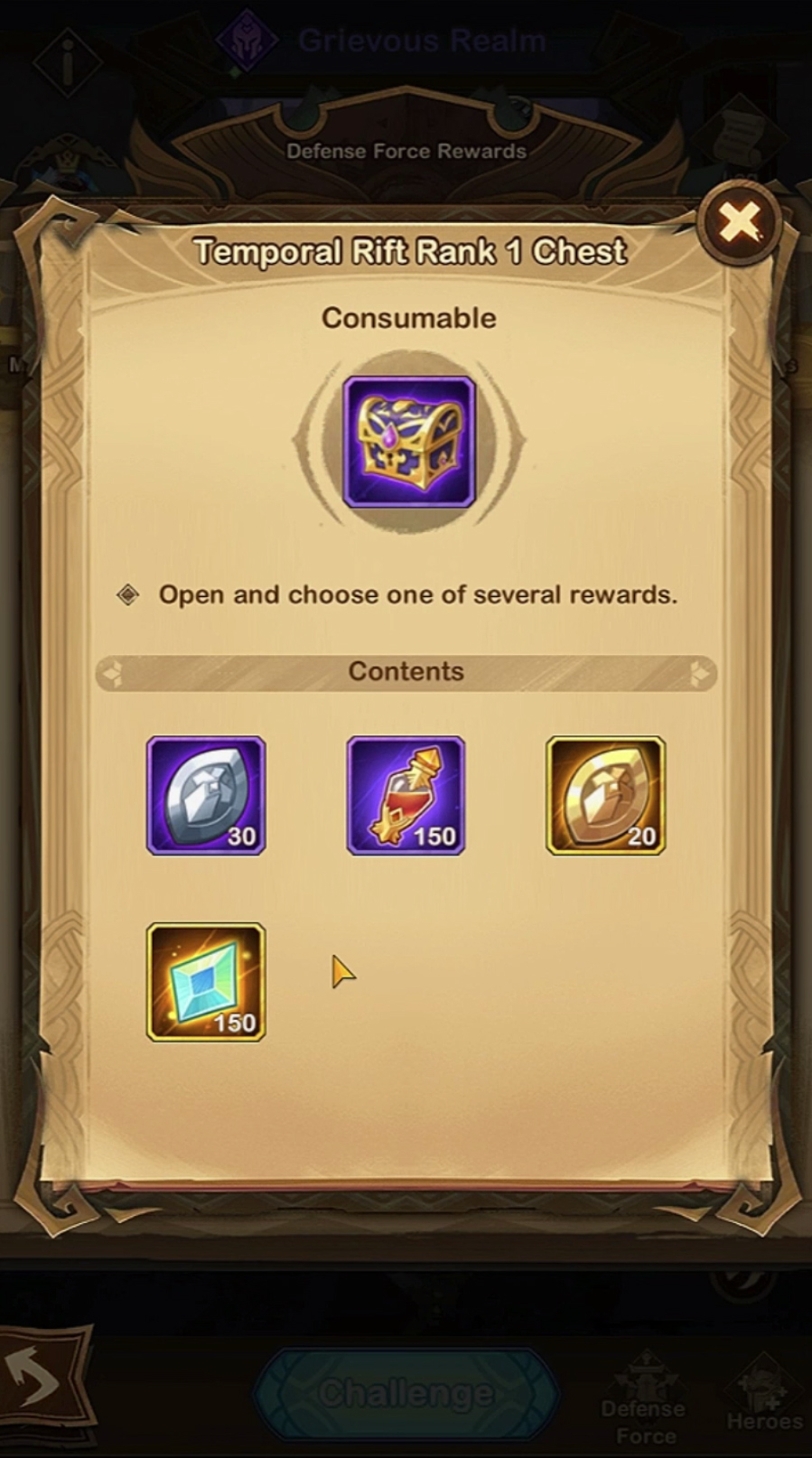 AFK Arena- Temporal Beacon rigt rank