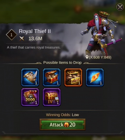 Evony: The Royal Thief