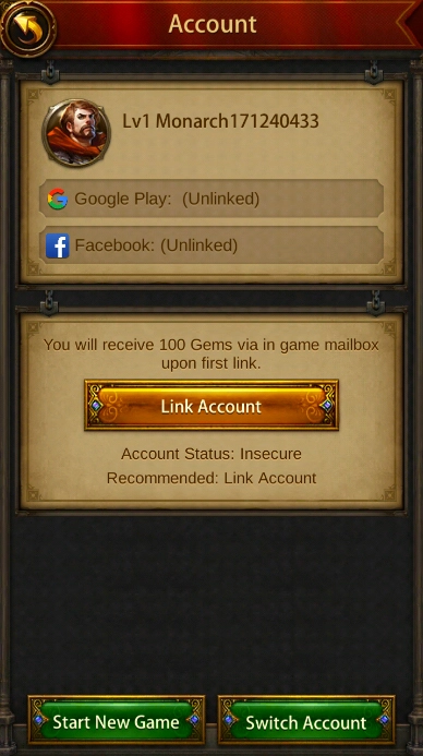 Evony second account