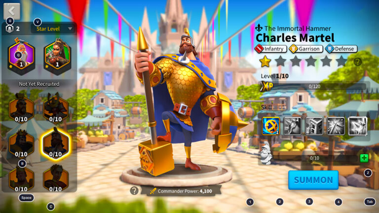 Rise of Kingdoms- Commanders charles martel