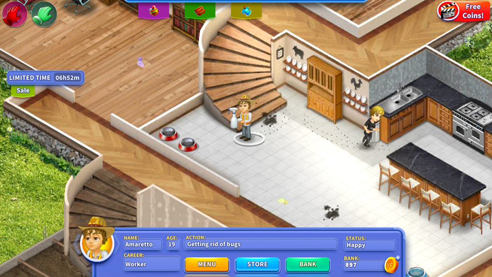 Virtual Families 3: How to get rid of ants