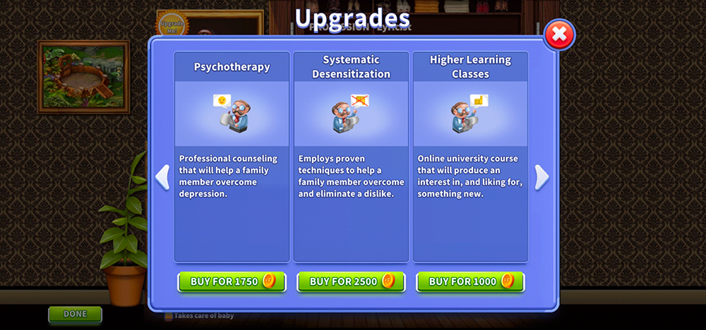 Virtual Families 3 upgrades