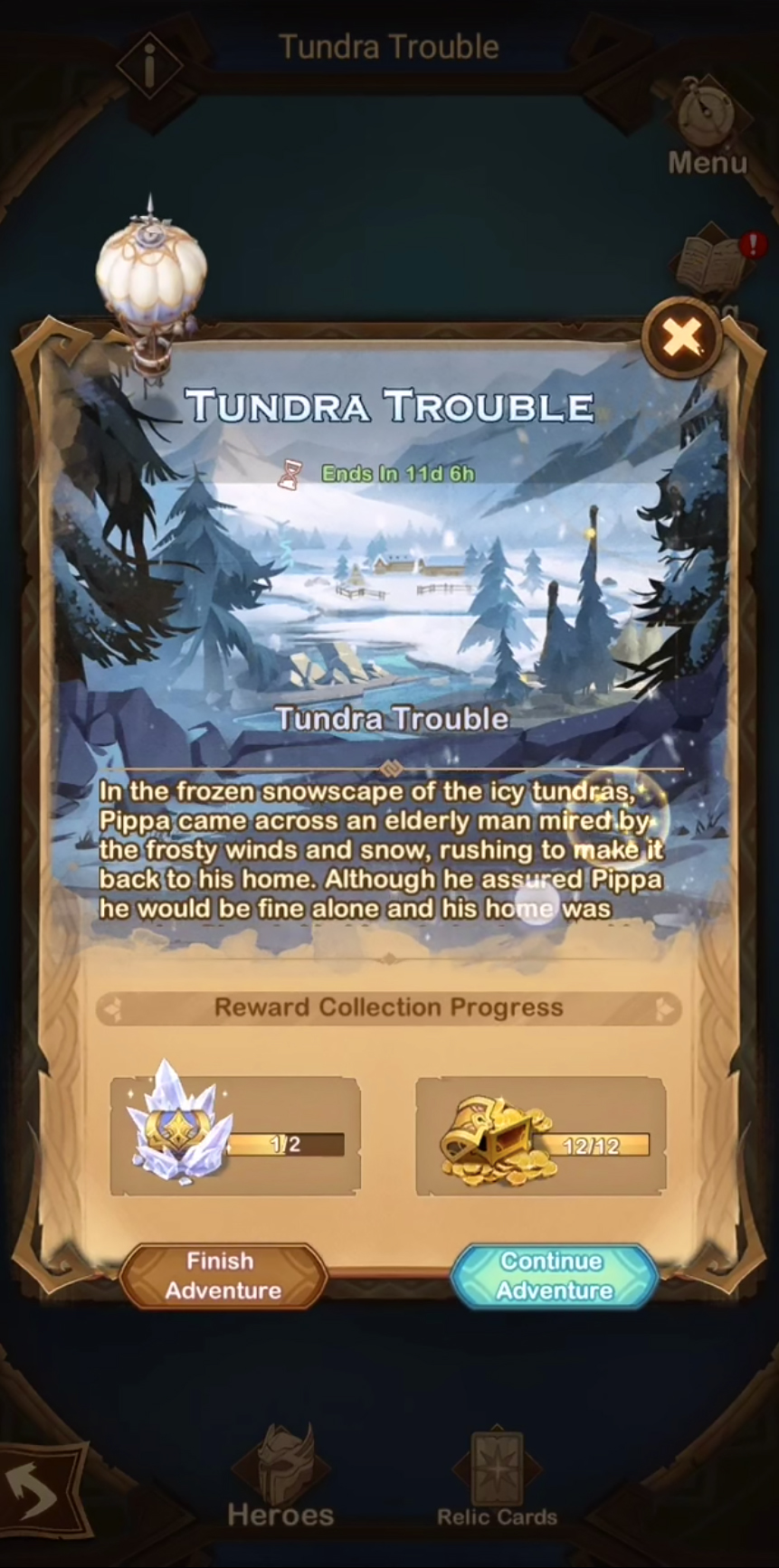 afk arena tundra trouble