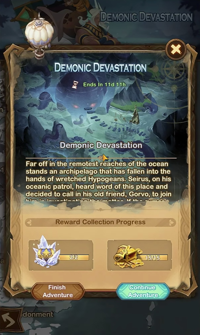 demonic devastation afk arena