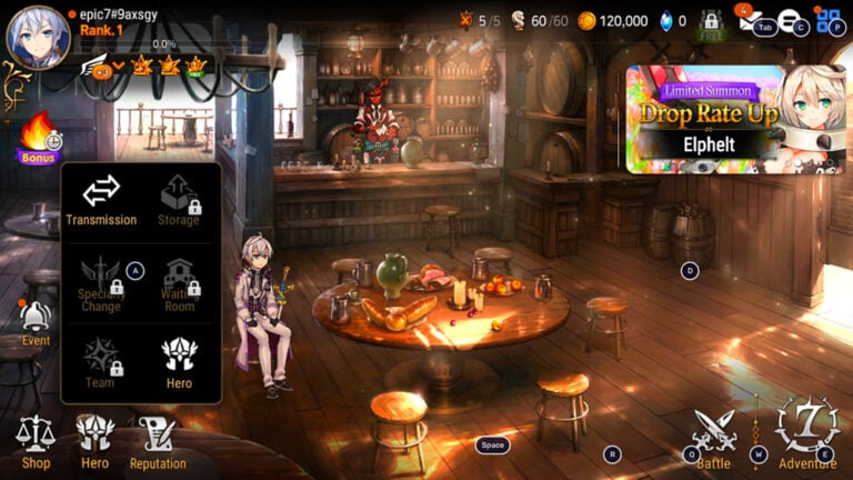 epic seven waiting room