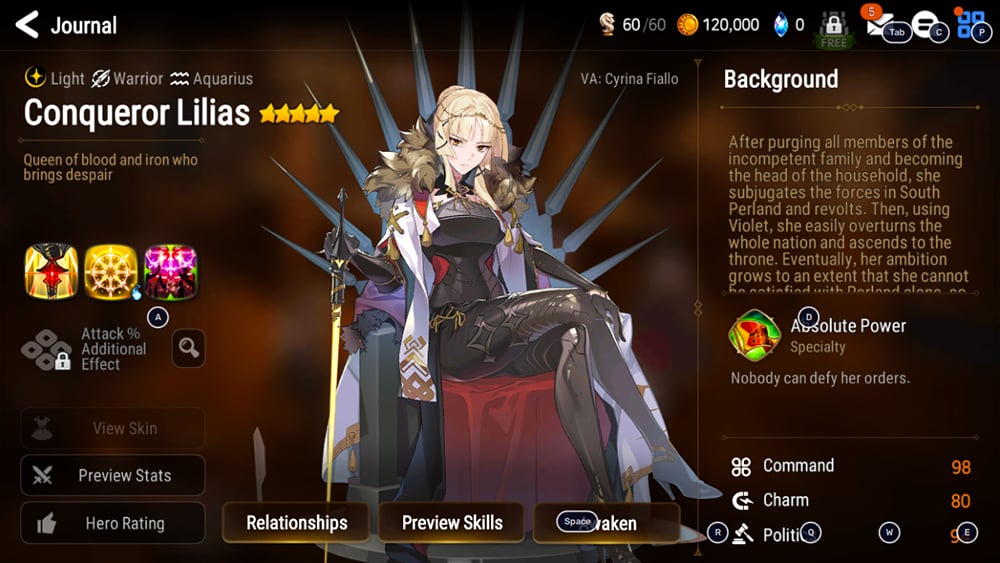 Epic Seven: Aquarius Warrior