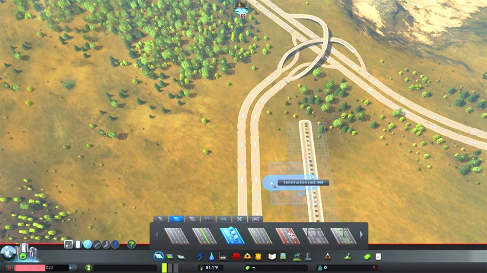 building highway exit cities skylines