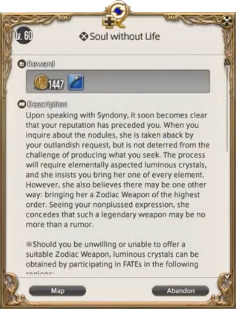 soult without life ffxiv