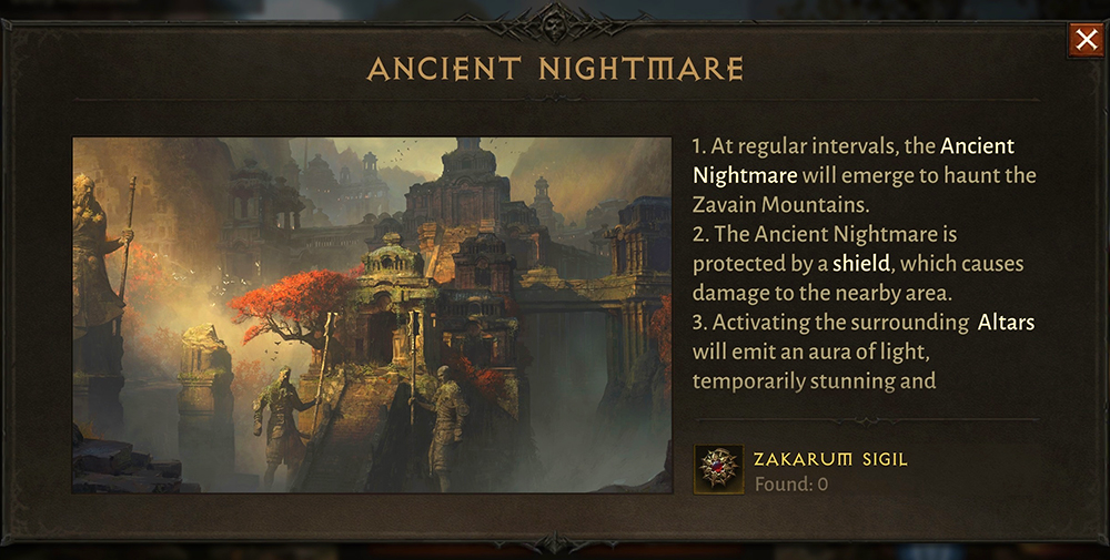 Diablo Immortal: Zakarum Sigil