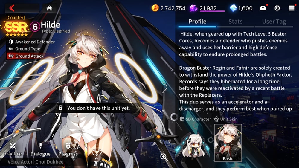 Counter Side: Hilde