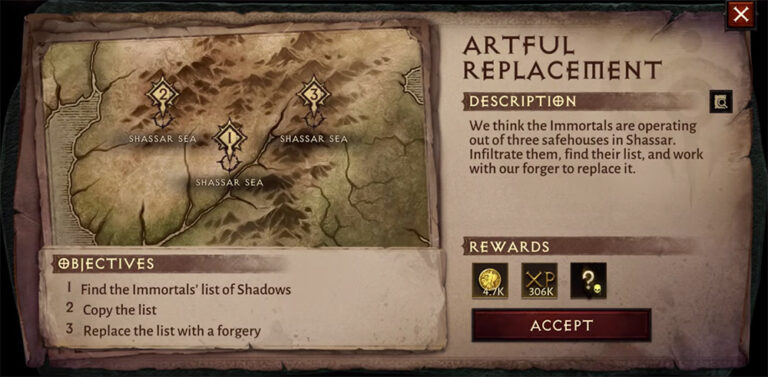 Diablo Immortal: Artful Replacement