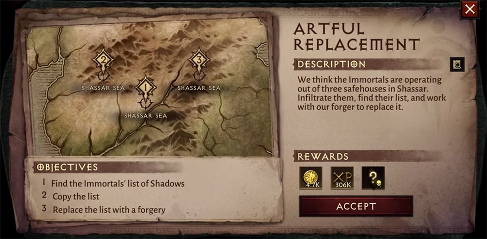 Diablo Immortal: Artful Replacement