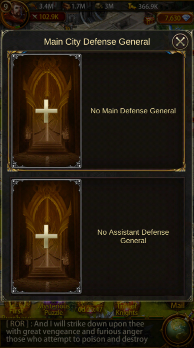 Evony: Best Assistant General