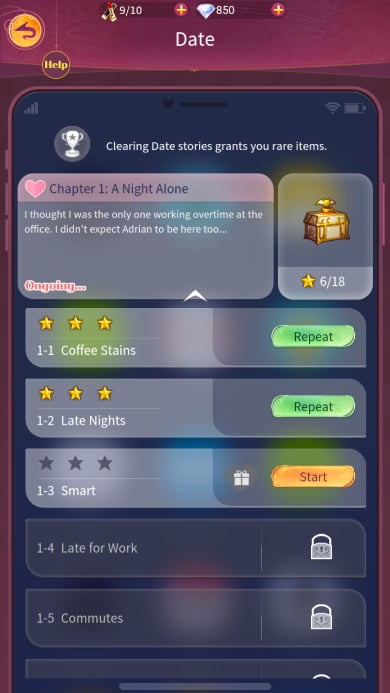 Immortal Diaries: Adrian dates