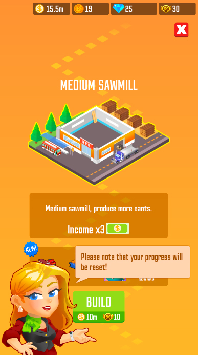 Lumber Inc: Medium sawmill