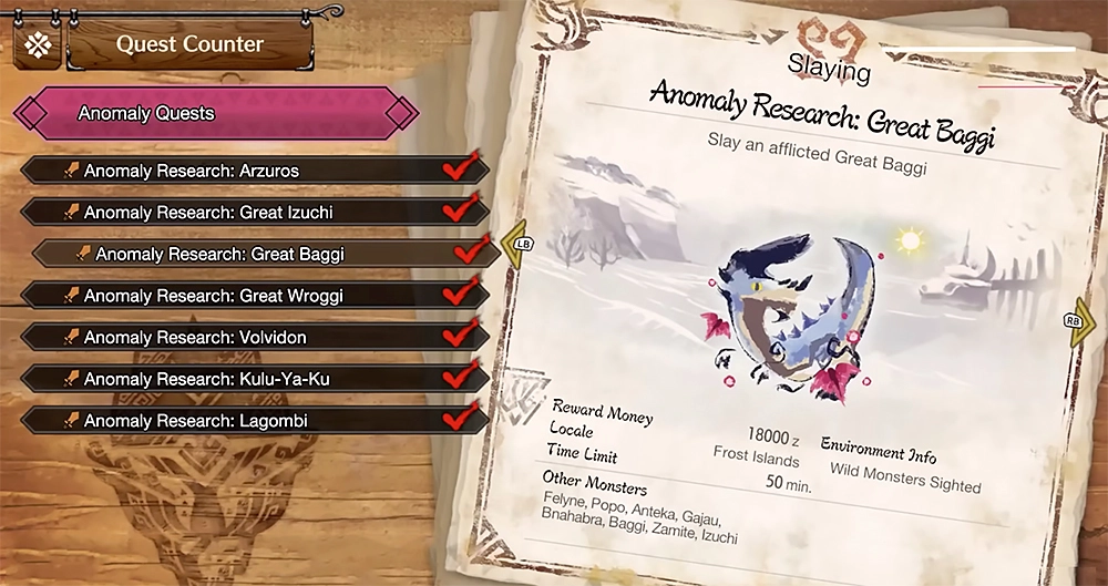 Monster Hunter Rise: Afflicted Materials