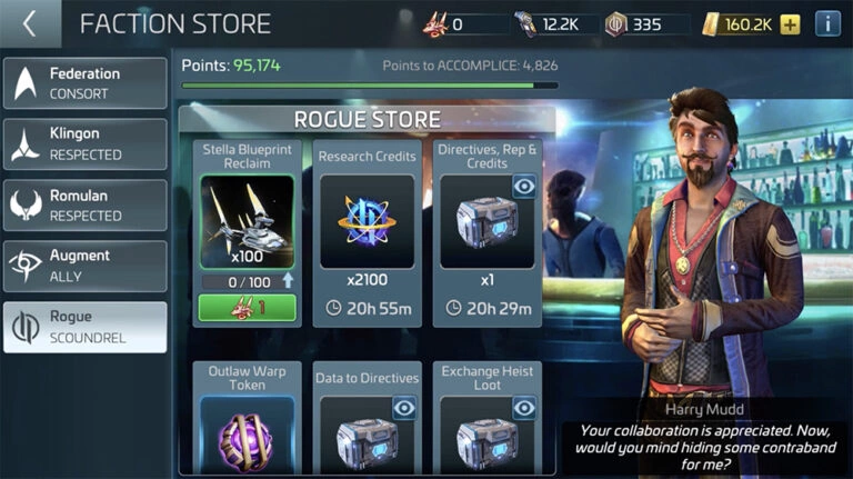 STFC: How to get Rogue Credits