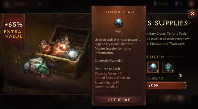 Diablo Immortal: Telluric Pearl