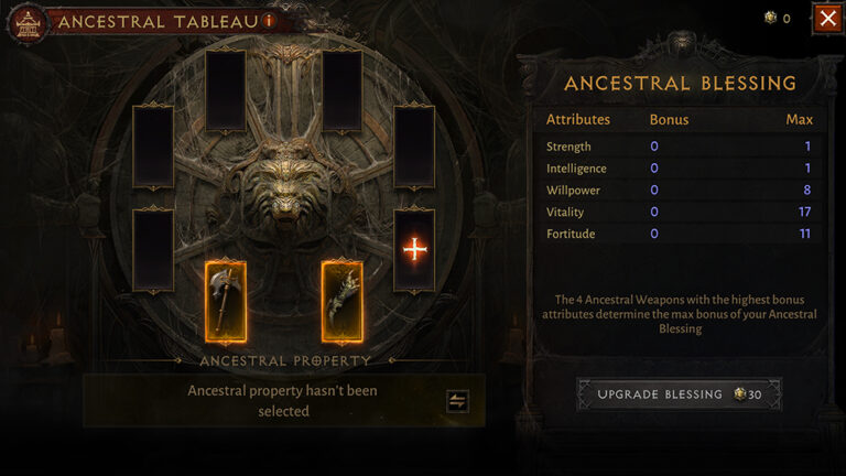 Diablo Immortal: Ancestral Tableau