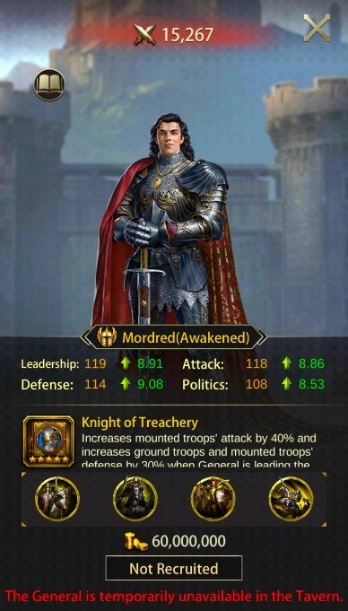 Evony: Mordred