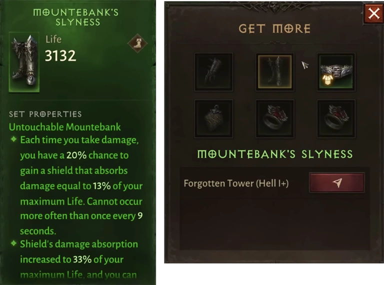 Diablo Immortal: Green Sets