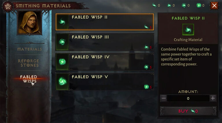 Diablo Immortal: Fabled Wisp