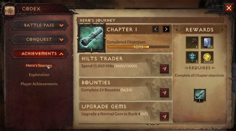 Diablo Immortal: Hero’s Journey