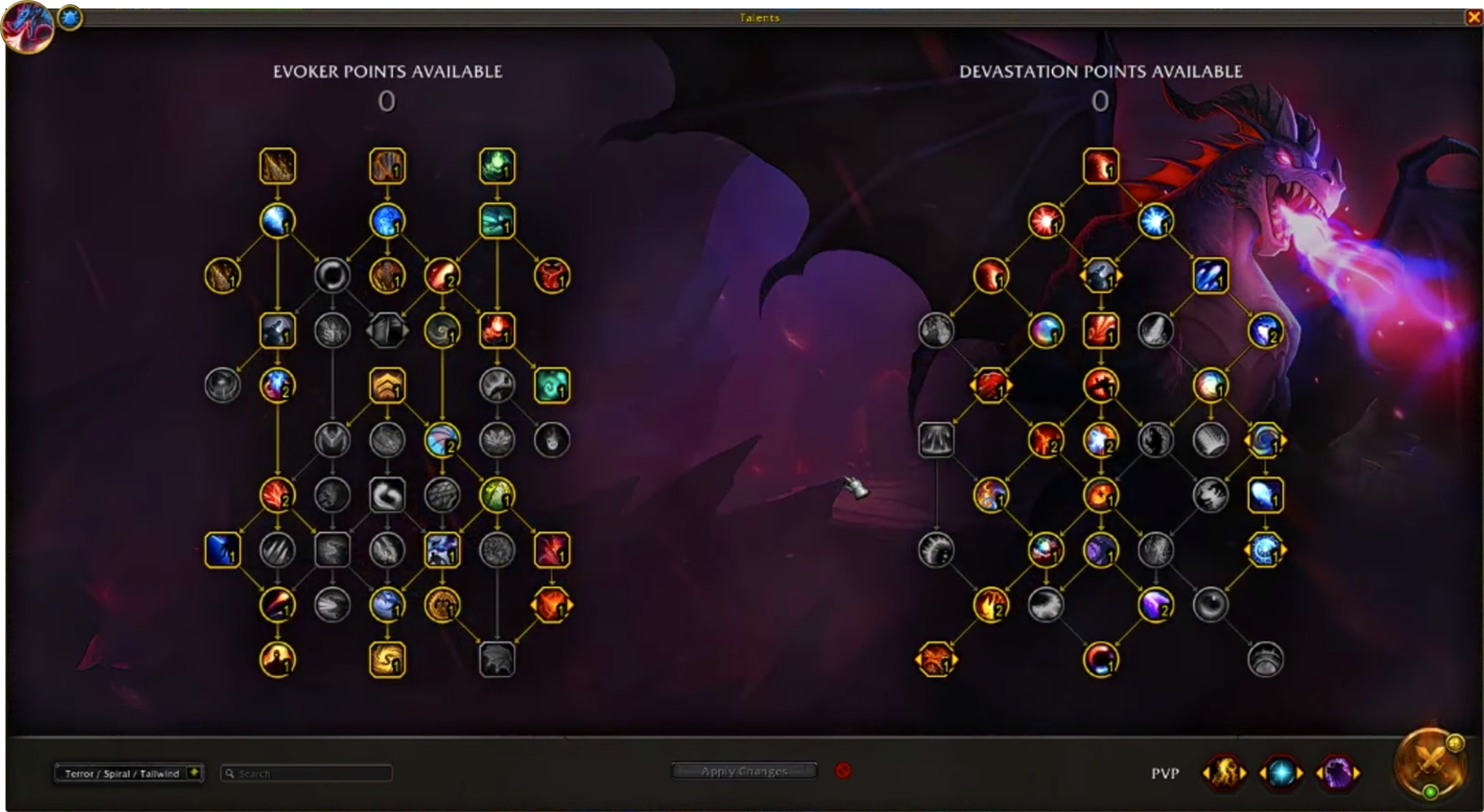 WoW: Evoker talents