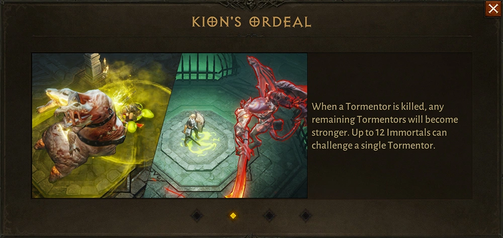 Diablo Immortal: Kion difficulty