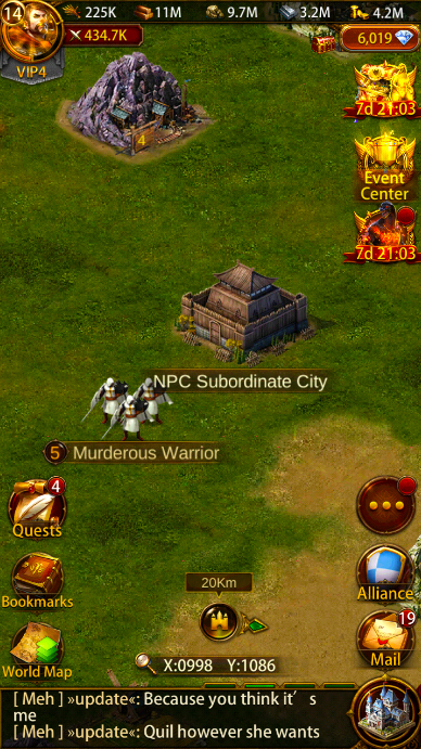 Evony: Attacking NPC Subordinate City