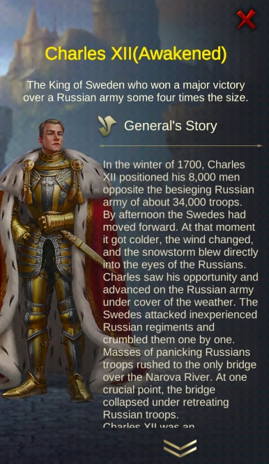Evony: General Charles XII