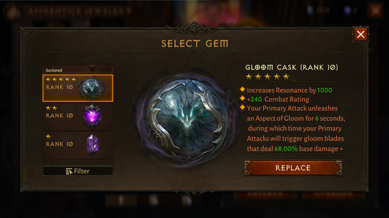 Diablo Immortal: Gloom Cask