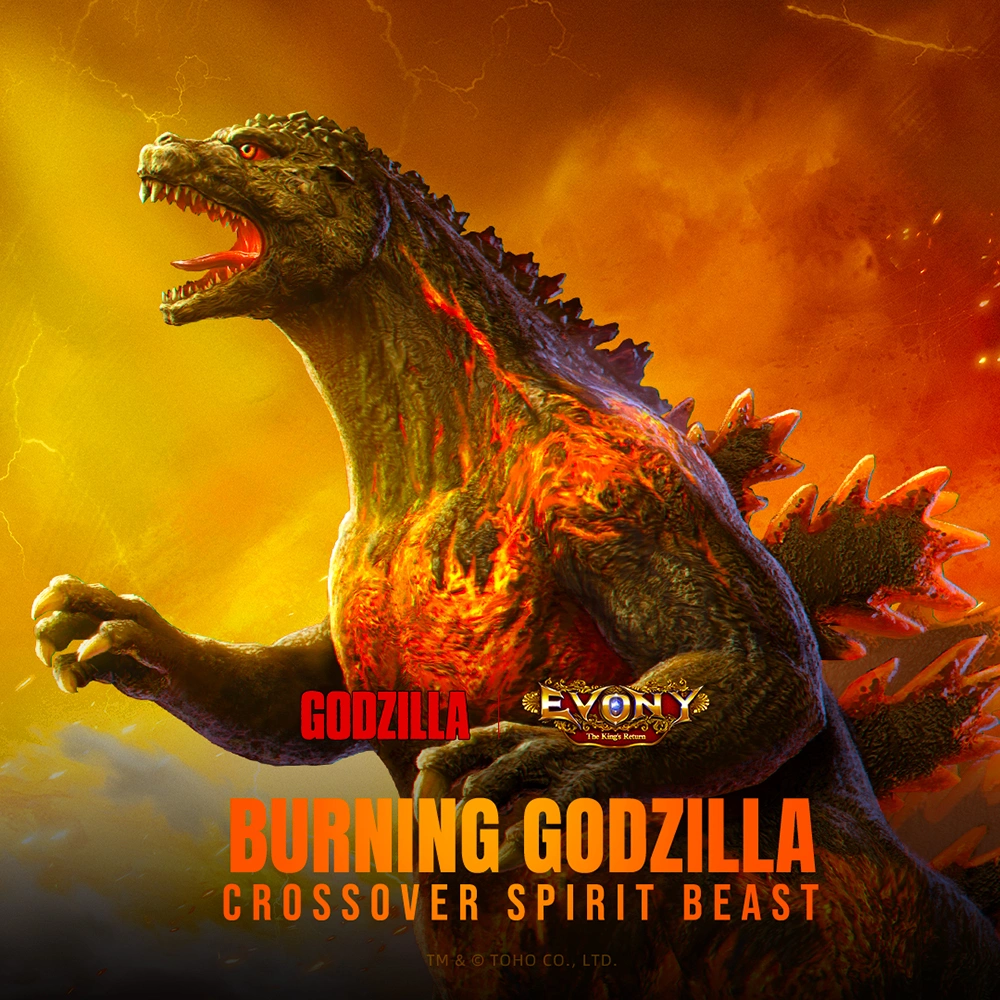 Evony: Burning Godzilla