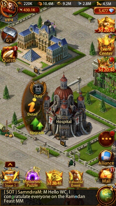 Evony: Hospital General