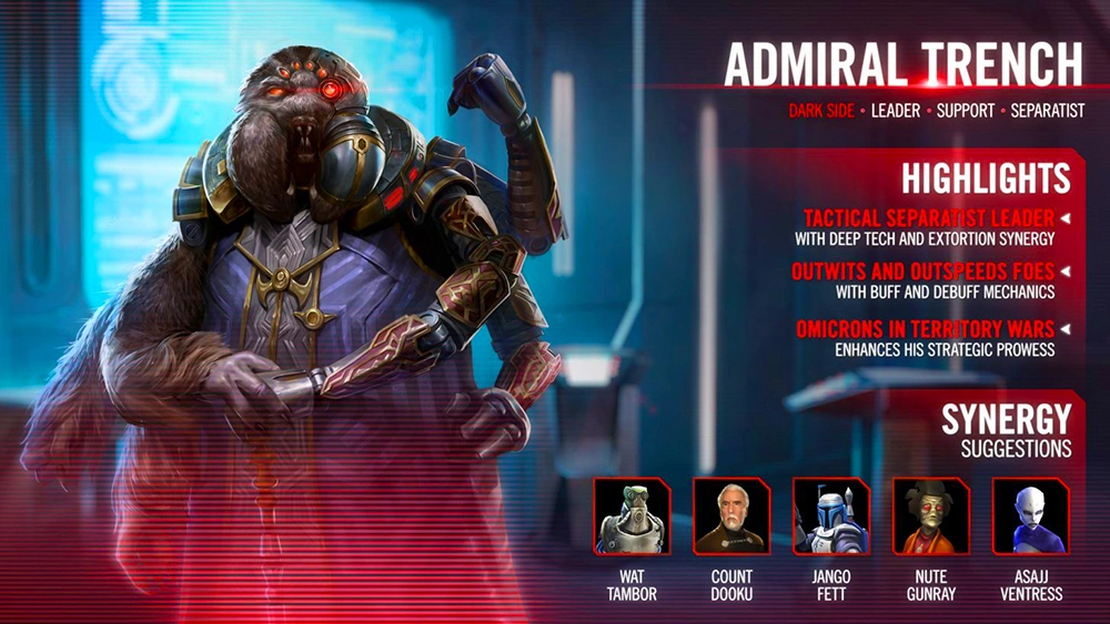 SWGOH: Admiral Trench