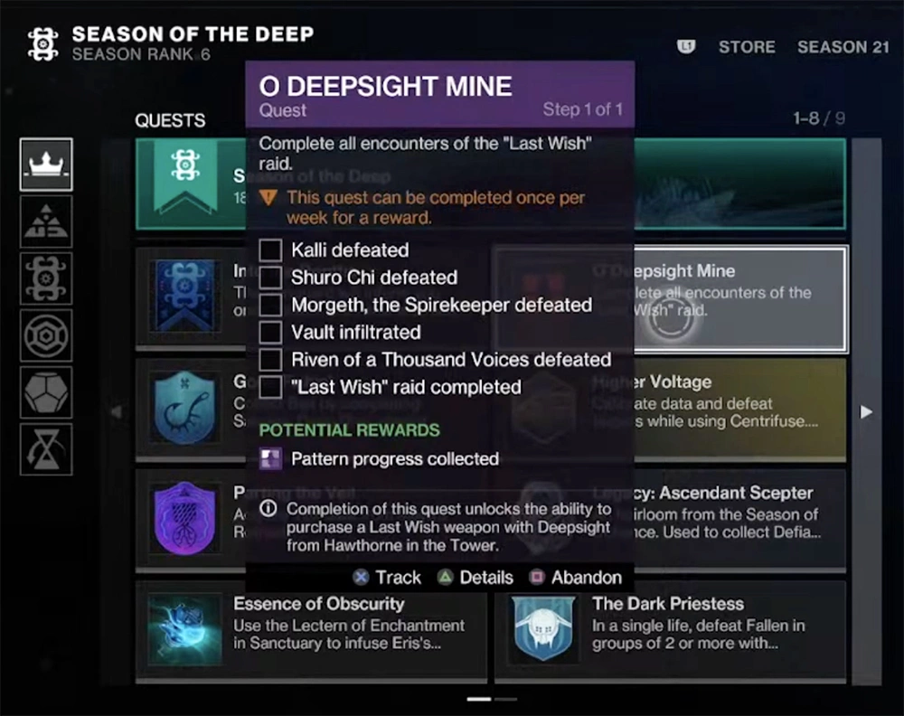 Destiny 2: O Deepsight Mine