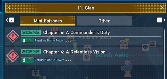 PSO2 NGS: Mini Episode List