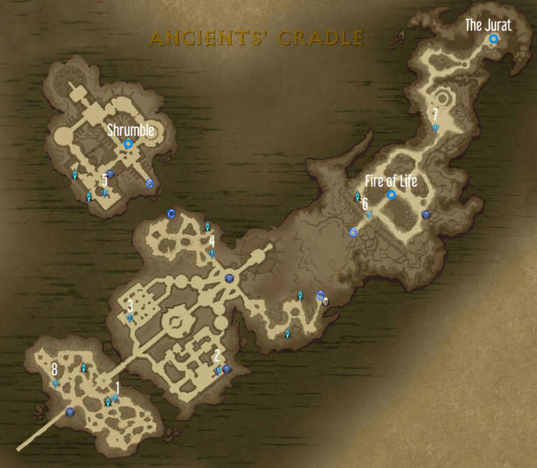 Diablo Immortal: Ancients' Cradle Map
