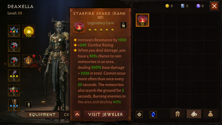 Diablo Immortal: Starfire Shards