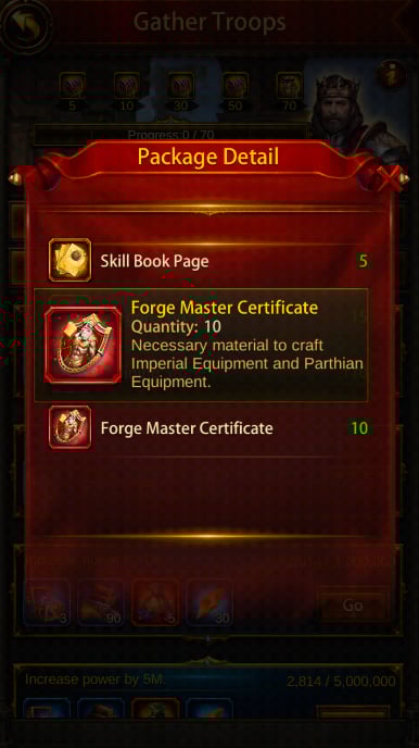 Evony: Forge Master Certificate