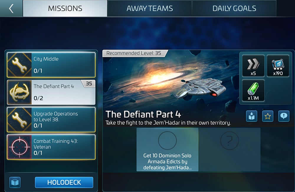STFC: Dominion Solo Armada Edicts