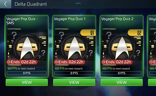 STFC: Voyager Trivia SMS Answers