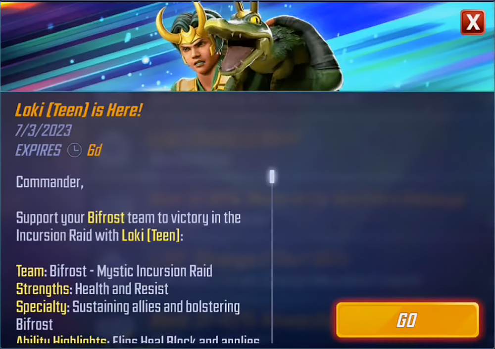 MSF: Kid Loki ISO