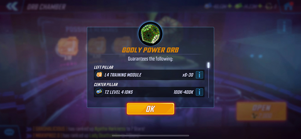 MSF: Godly Power Orbs
