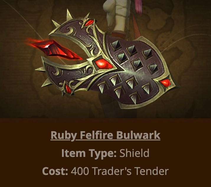 WoW: Ruby Felfire Splitblade