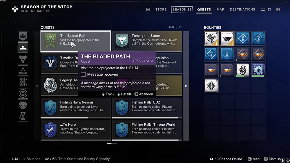 Destiny 2: Bladed Path Step 24