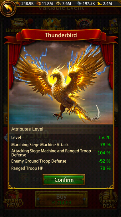 Evony: Thunderbird Totem