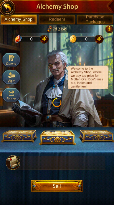 Evony: Alchemy Shop